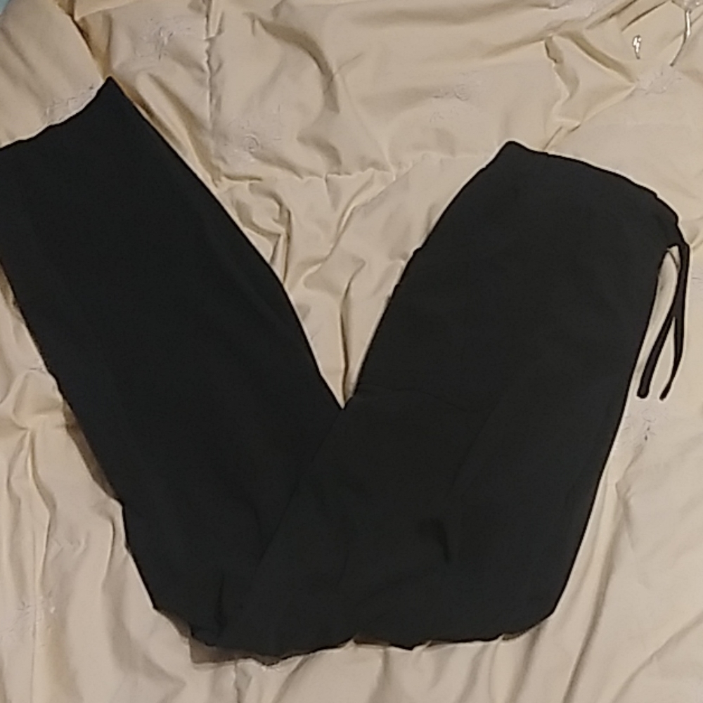 Jockey black scrub pants medium tall